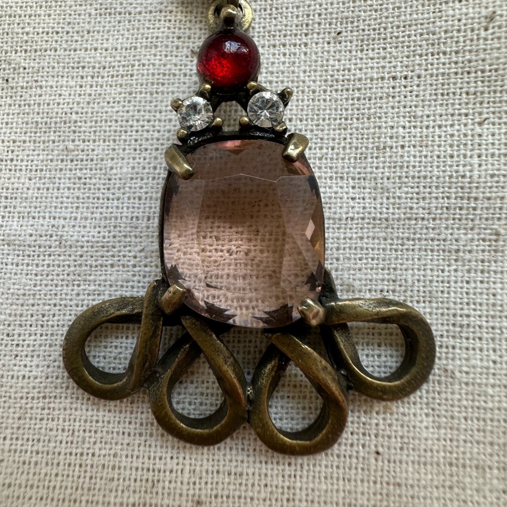 Pink & Red fashion necklace
